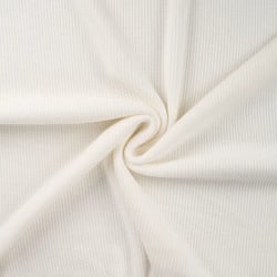 Tissu Maille Tricot Althea uni Blanc