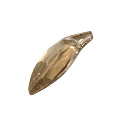 Pendentif cristal Swarovski Elements, ombre or, 30 mm, boîte 1 pce, "Lily"