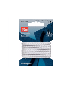 Cordon anorak et parka 4mm - Prym Blanc