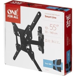 Support mural TV ONE FOR ALL - Smart - Métal - WM2451 - Noir - 24 x 24,9 x 4,9 cm