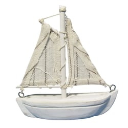 Bâteau à voile en bois, 8,5 cm