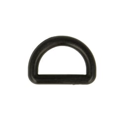 Anneaux en D pour Sangle / bandoulière sac 20mm noir