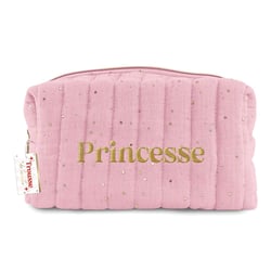 Trousse de toilette princesse rose