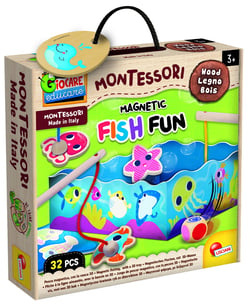 MONTESSORI BABY BOIS FISH FUN "pêche à la ligne magnétique"