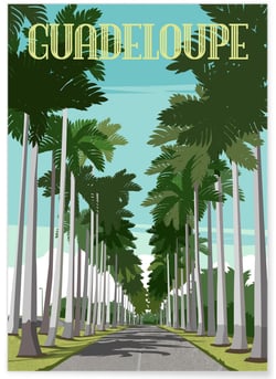 Affiche Guadeloupe | A3 : 29,7x42cm