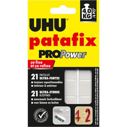 Patafix - UHU - Ultra forte - Jusqu'à 3 kg - 21 pastilles - Patafix ProPower