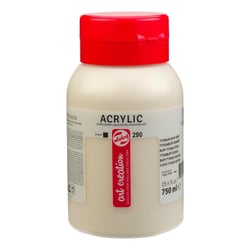 Peinture acrylique - Buff Titane Foncé - 290 - Pot de 750 ml - Talens Art Creation