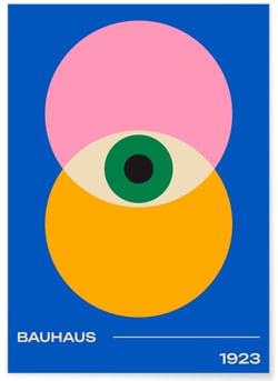 Affiche Bauhaus 30 | A3 : 29,7x42cm