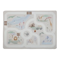 Tapis de jeu pour voiture Safari Friends - Little Dutch