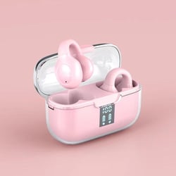 Ecouteurs Bluetooth Conduction Osseuse Réduction Bruit Confort Hautement Ergonomique Rose YONIS