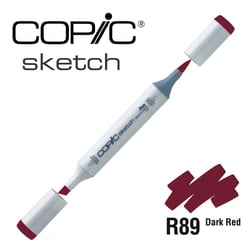 Copic - Marqueur à l'alcool Copic Sketch R89 Dark Red