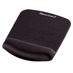 Tapis de souris - FELLOWES - Noir - Repose-poignets