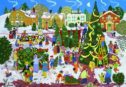 Puzzle 1000 pièces - Fête de l'Arbre de Noël - Alipson Puzzle