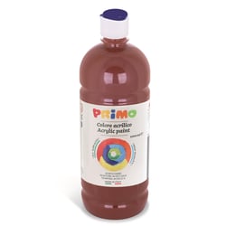 Flacon Peinture Acrylique 1000 ml Bouchon Flux Control Sienne Brulé 730 PRIMO
