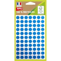 POCH 462 ETQ BLEU DIAM 8 MM 100%RECY