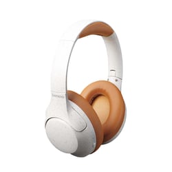 Lenco Casque Sans Fil Bluetooth avec Suppression Active du Bruit / Batterie 400 mAh Blanc / Gris