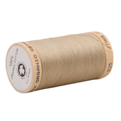 Bobine de fil 100% coton bio 275m beige antilope