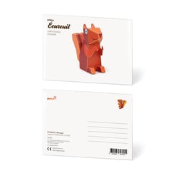 CARTE POSTALE ÉCUREUIL