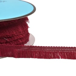 Bobine 25m petite frange 13mm prune