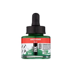 Flacon encre acrylique Acrylic Ink Amsterdam 30ml vert permanent foncé