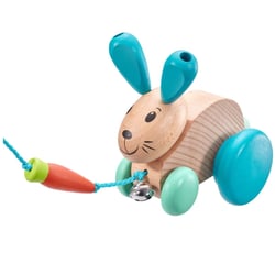 Jouet à tirer en bois personnalisé Lapin | Trixie