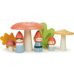 Famille de gnomes et forêt Tender Leaf