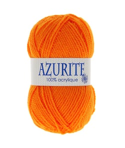 Pelote à tricoter AZURITE de Distrifil - Laissez votre créativité briller à petit prix ! - certifié Oeko-Tex 0007 Orange