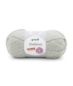 Pelote de laine à tricoter SHETLAND - 100GR - GRUNDL 02 Vert