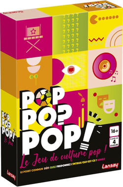 Pop Pop Pop le jeu de culture generale - Lansay - Jaune