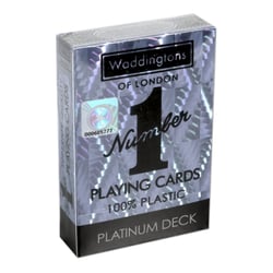 Jeu de 54 cartes – argente - Winning Moves - Noir