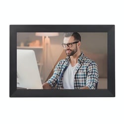 Cadre Photo Numérique Connecté 13 Pouces LCD 32GB Android Écran Tactile WiFi Noir YONIS