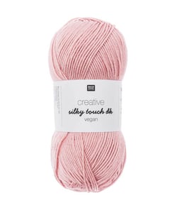 Fil à tricoter Creative Silky Touch Dk Vegan - 100gr - Rico Design 004 Rose
