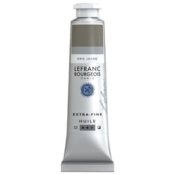 Peinture à l'huile - Extra-fine - Gris Jaune - 256 - Lefranc Bourgeois - 40ml