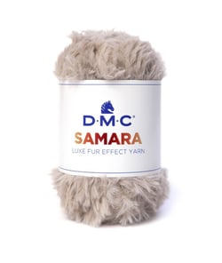 Pelote de Fourrure SAMARA - 100g - DMC : Douceur et Élégance pour vos Projets Tricot 411 Marron