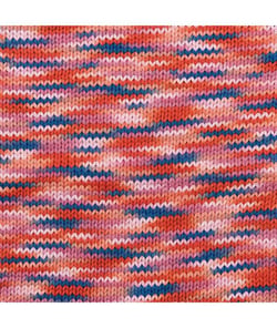 Fil à tricoter CREATIVE COTTON PRINT ARAN - Rico Design Orange (021)