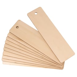 Set 10 marque-pages 18x5 cm - bois - Artemio