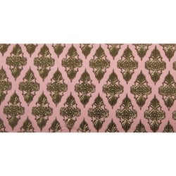 Rayher - 1 feuille de cire Rose et doré Ornements 20 x 10 cm