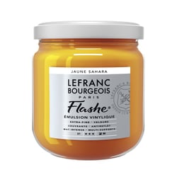 Peinture vinylique - Flashe - Jaune Sahara - 194 - Lefranc Bourgeois - 400ml