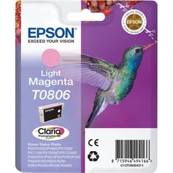 EPSON Cartouche d'encre T0806 Magenta clair - Colibri (C13T08064011)