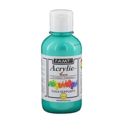 Peinture Acrylique en bouteille Vert nacré 200ml - Amt