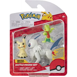 Coffret 3 pokemon battle figure arcko mimiqui et absol pokemon - figurine action - bandai
