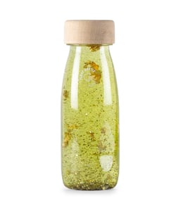 Bouteille sensorielle Float or - Petit Boum