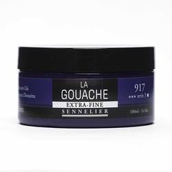 Gouache - Extra-fine - Pourpre dioxazine - 917 - Sennelier - Pot de 100ml - Beaux-arts