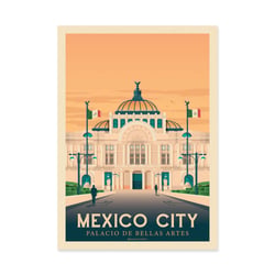 Affiche 30x40 cm - Mexico city - Olahoop Travel Posters