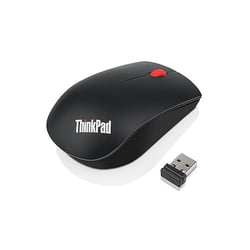 Souris - LENOVO THINKPAD ESSENTIAL WIRELESS MOUSE - Noir, Rouge - Optique
