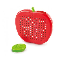 Tablette magnetique a dessin en forme de pomme - Hape - Rouge