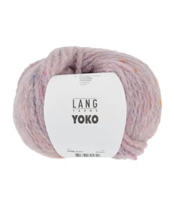 Pelote de laine et Alpaga à tricoter YOKO - Lang Yarns 0009 Rose
