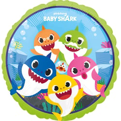Ballon à plat Baby Shark Jaune