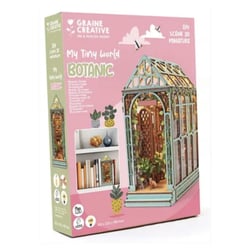 Maquette 3D bois - Serre floral - Graine Creative