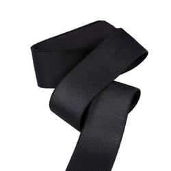 Bobine 20m élastique microfibre ultra doux noir